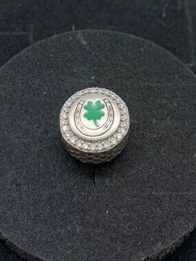 Pandora Ireland Exclusive Country Irish Clover Horseshoe Charm